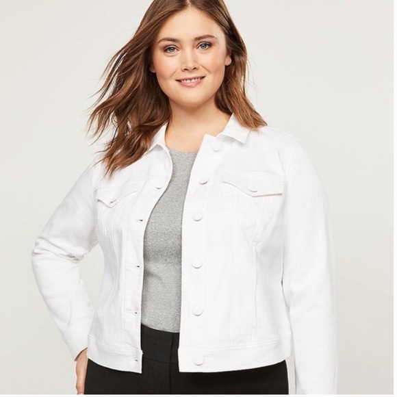 white denim jacket size 20